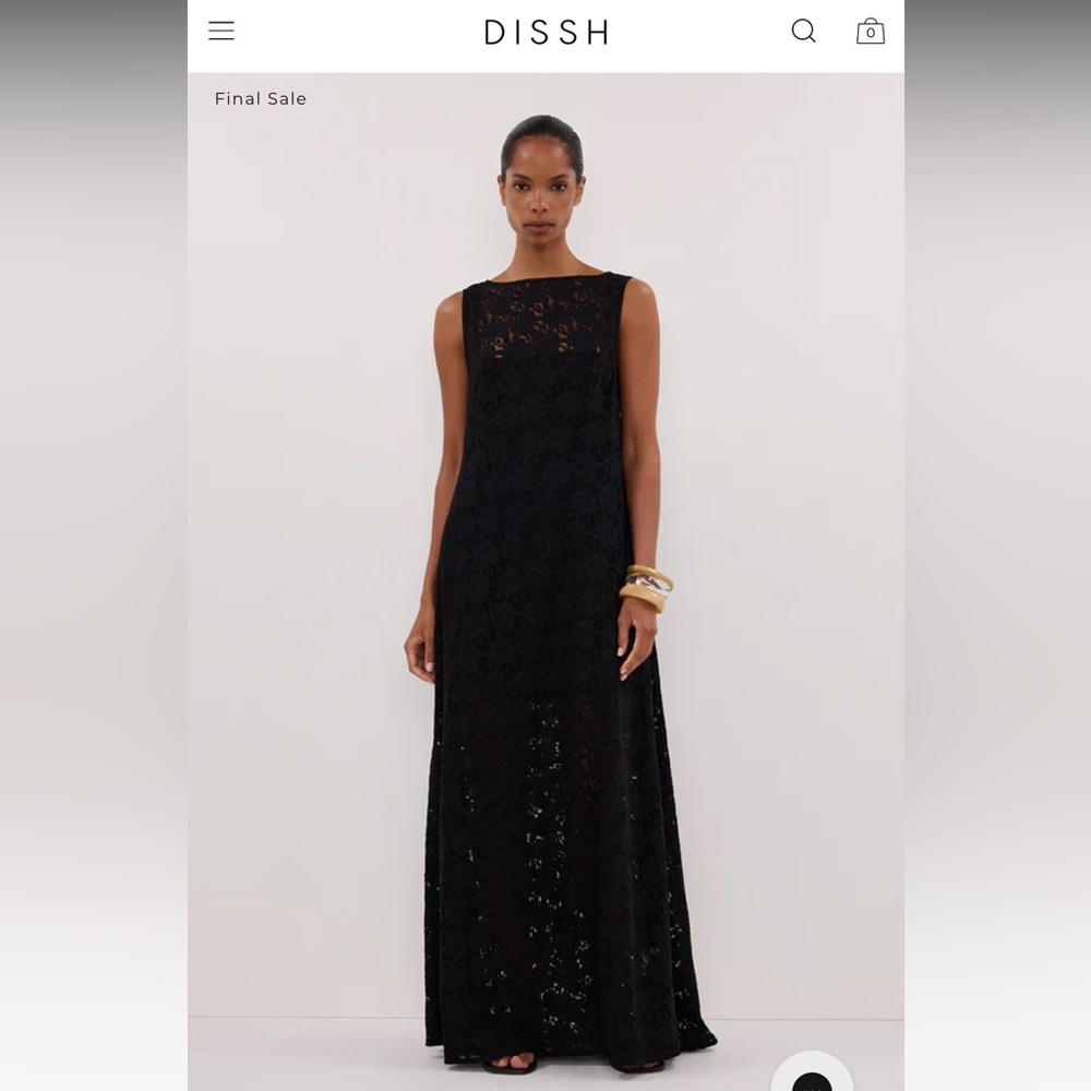 NWT DIISH LOULA LACE MAXI DRESS